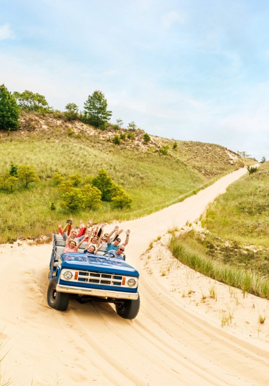 dune ride vertical shot